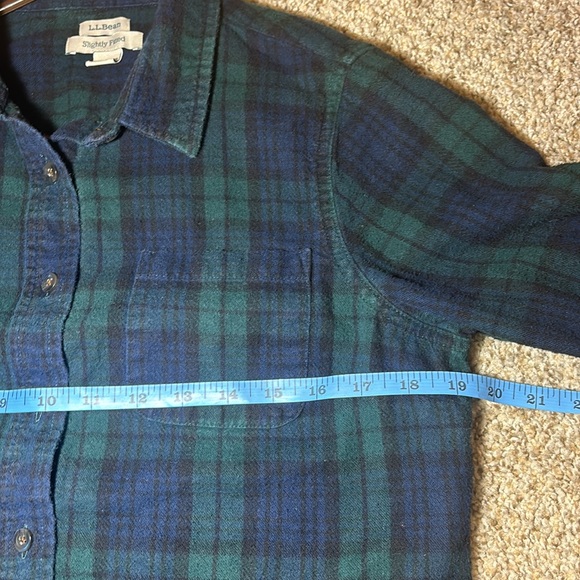LL BEAN WOMENS FLANNEL SHIRT - Picture 5 of 8